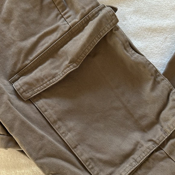 3/$30 Italy Morn Cargo Joggers Men Khaki Casual, Large - Picture 3 of 11